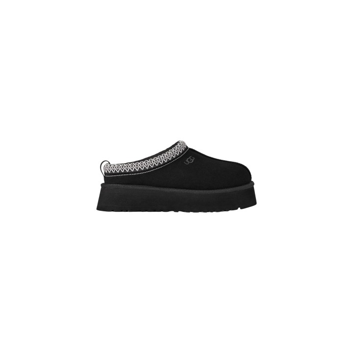 UGG Tazz II zueco de mujer negro vista lateral