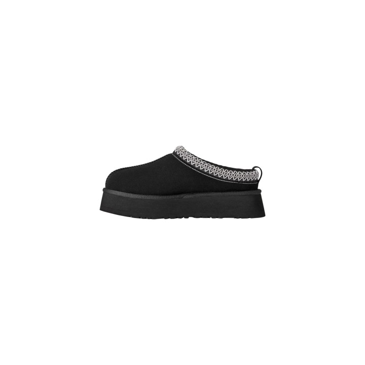 UGG Tazz II zueco de mujer negro vista lateral
