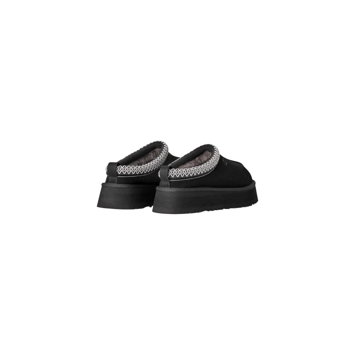 UGG Tazz II zuecos de mujer negros vista tres cuartos posterior