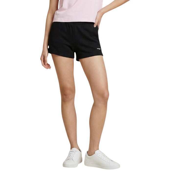Tommy Hilfiger Jeans pantalón corto de mujer negro vista frontal