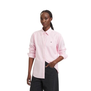 Tommy Hilfiger Jeans camisa de mujer rosa DW0DW19890 vista frontal