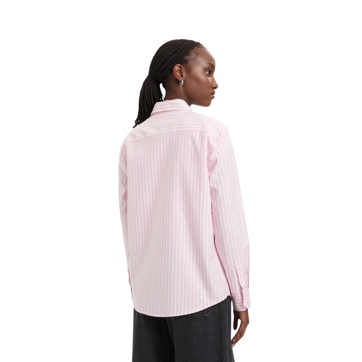 Tommy Hilfiger Jeans camisa de mujer rosa DW0DW19890 vista posterior