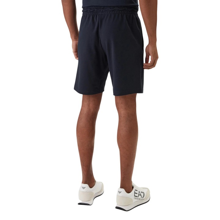 EA7 pantalón corto de hombre azul vista posterior