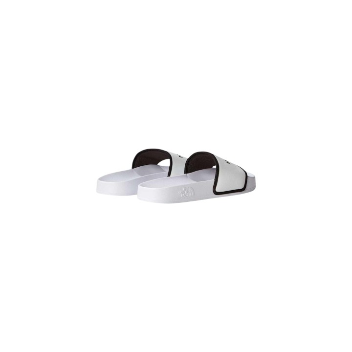 Chanclas The North Face Base Camp Slide III blancas para hombre NF0A4T2R vista tres cuartos