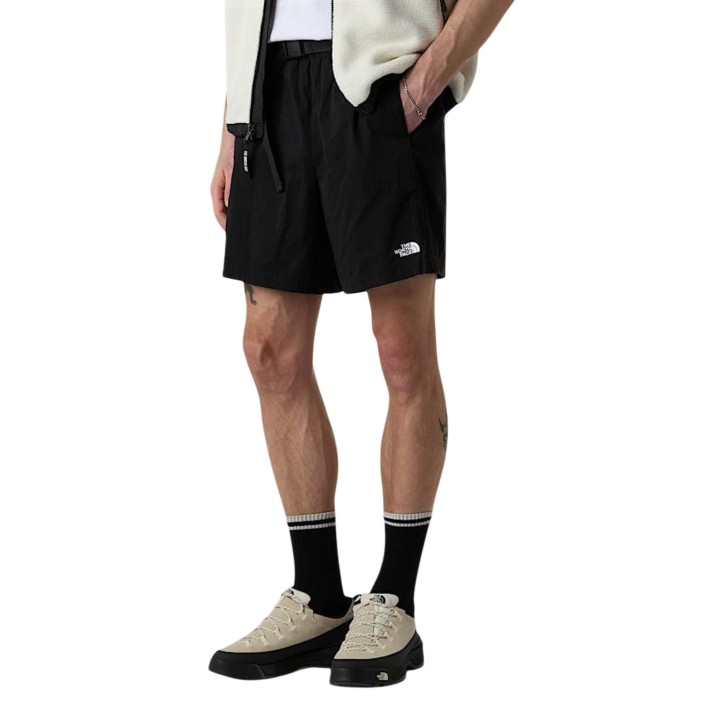 The North Face pantalón corto de hombre negro Class V Pathfinder NF0A8BHV vista frontal
