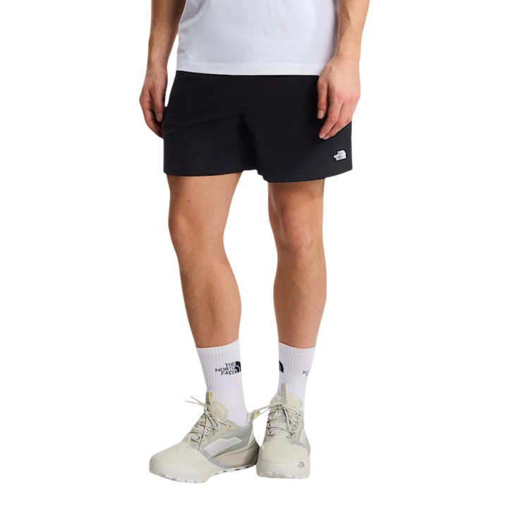 The North Face pantalón corto negro para hombre M Class V Pathfinder vista frontal