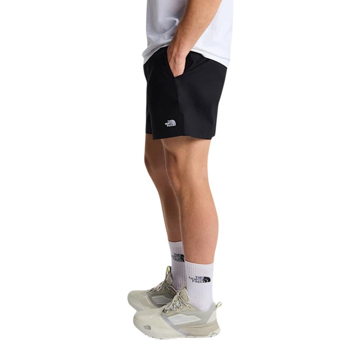 The North Face pantalón corto negro para hombre M Class V Pathfinder vista lateral