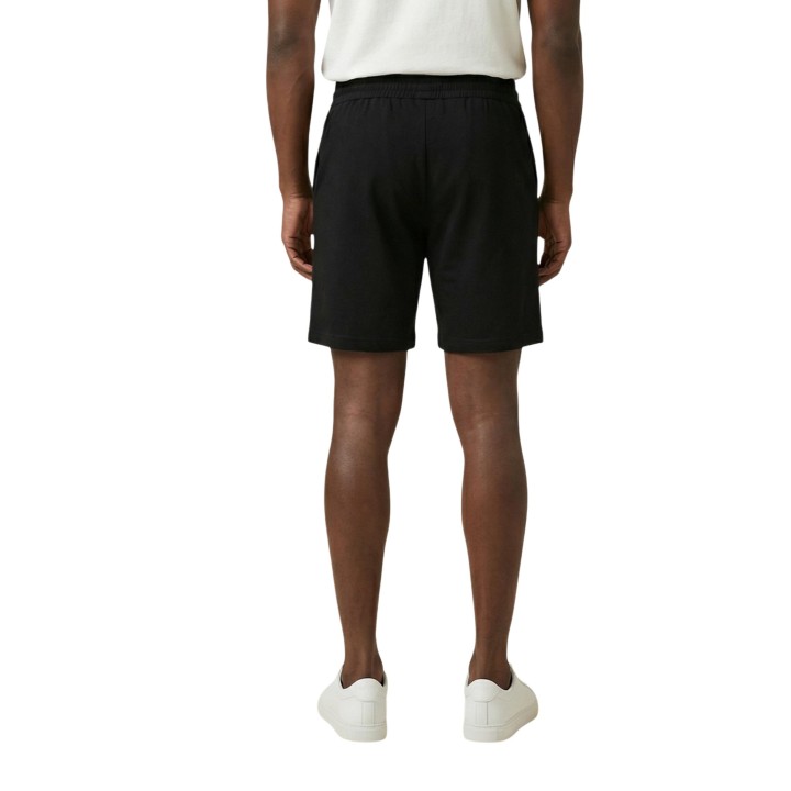 Detalle posterior del pantalón corto negro de hombre The North Face NF0A8GQB