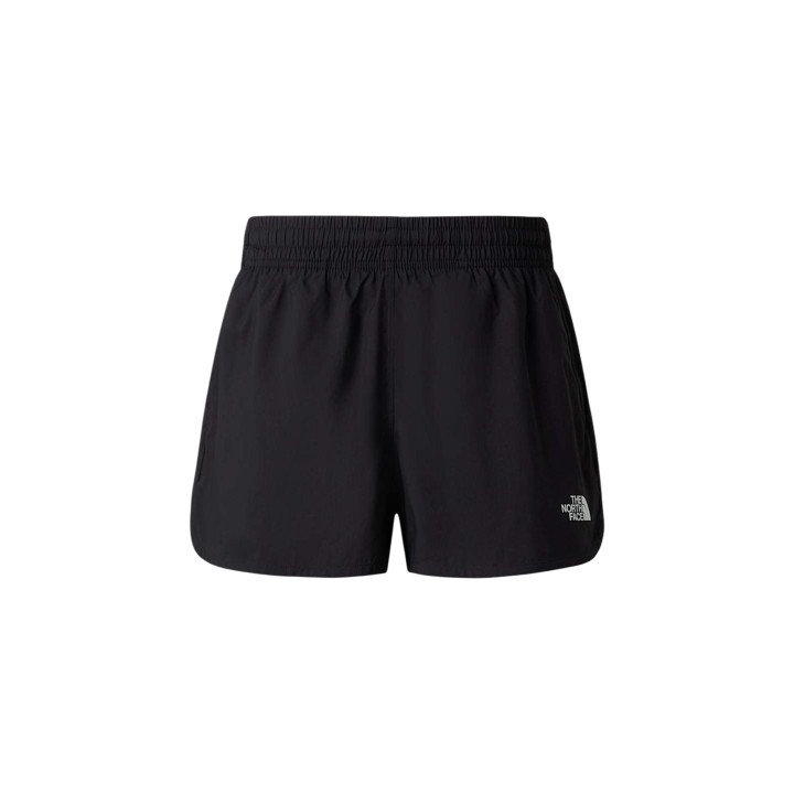 The North Face pantalón corto 2 en 1 para mujer negro vista frontal
