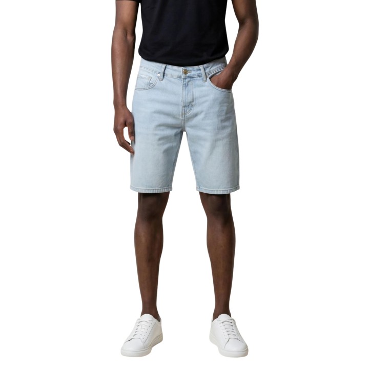 Antony Morato pantalón corto de hombre en denim claro vista frontal