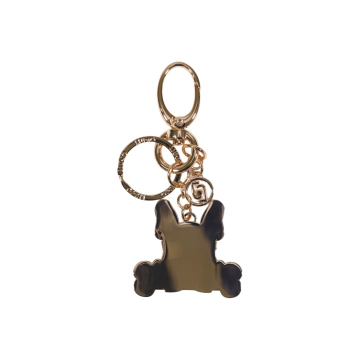 Liu-Jo llavero de mujer dorado DOG KEY RING AA6090 A0001 vista posterior