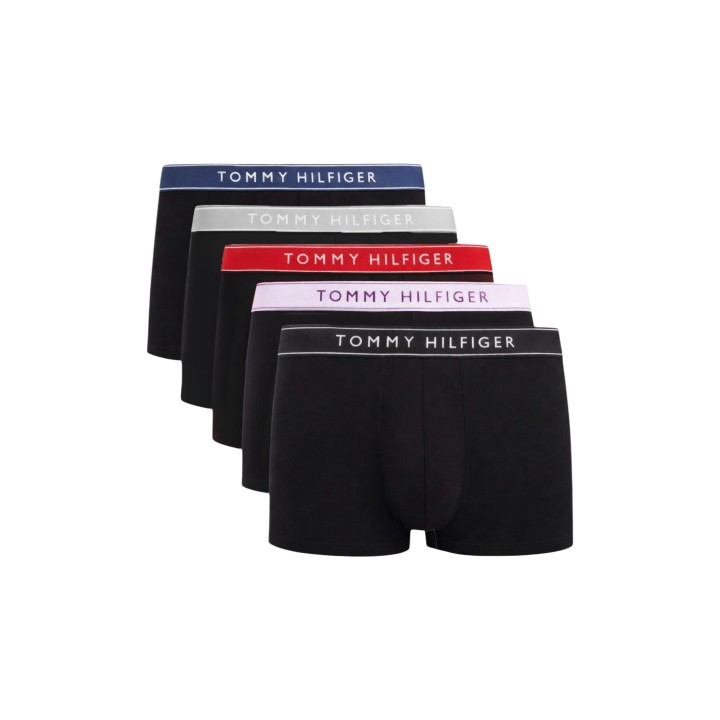 Tommy Hilfiger bóxer de hombre negro 5P Trunk UM0UM03899 vista frontal