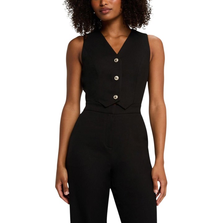 Morgan De Toi mono de mujer negro 252-PAMELI detalle frontal