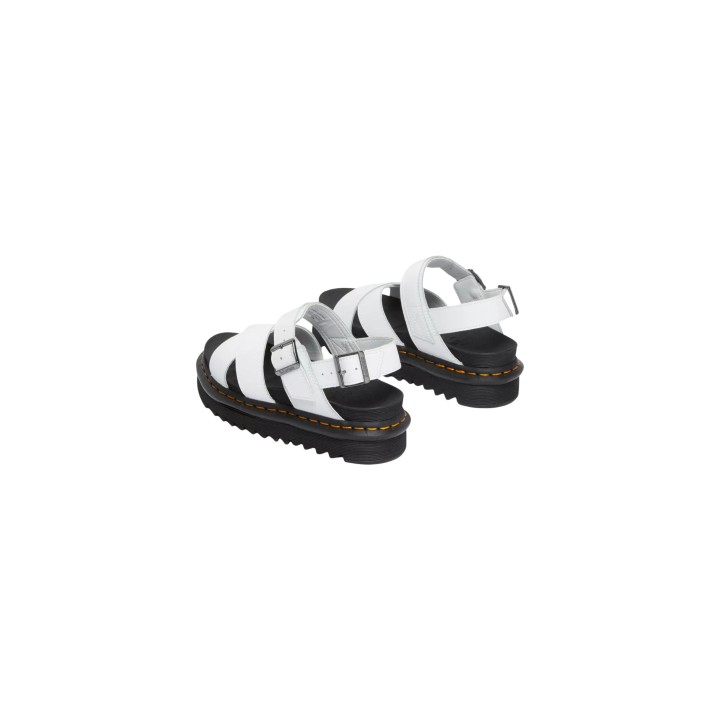 Sandalias de mujer Dr. Martens Voss II blancas vista posterior