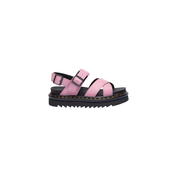 Dr. Martens Voss II sandalias de mujer rosa antiguo vista lateral