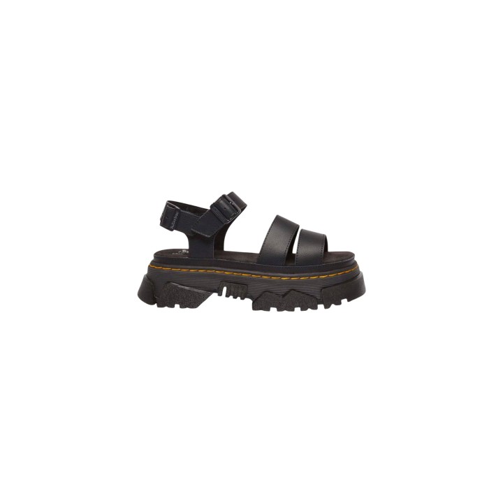 Dr. Martens sandalias de mujer Mattison 2s Athena negras vista lateral