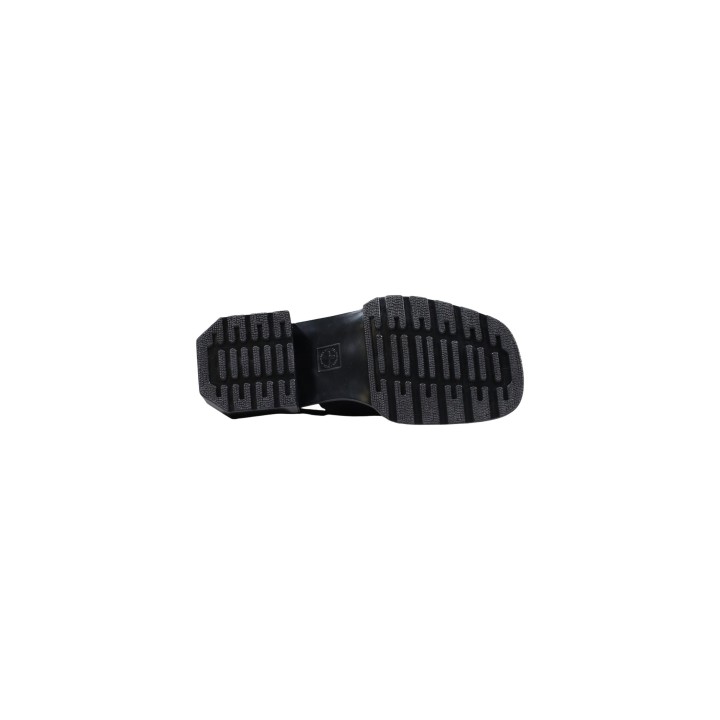 Suela de sandalia mule negra de mujer Dr. Martens Maybole 42155001 en detalle