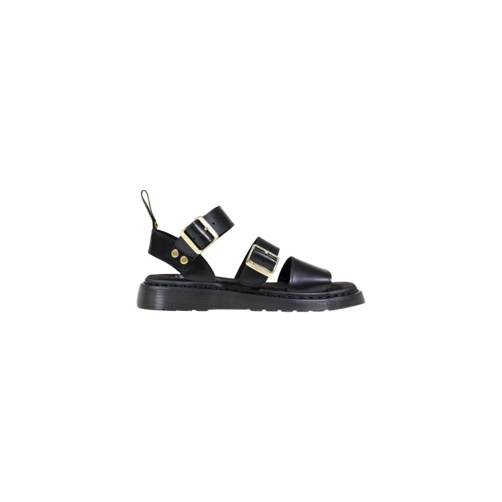 Sandalias Dr. Martens Gryphon Black Atlas 42329001 de mujer negras vista lateral