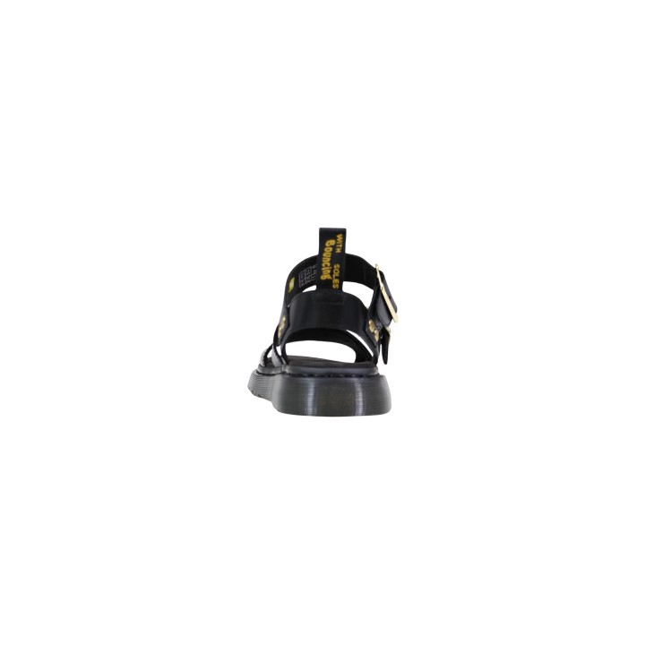 Sandalias Dr. Martens Gryphon Black Atlas 42329001 de mujer negras vista posterior
