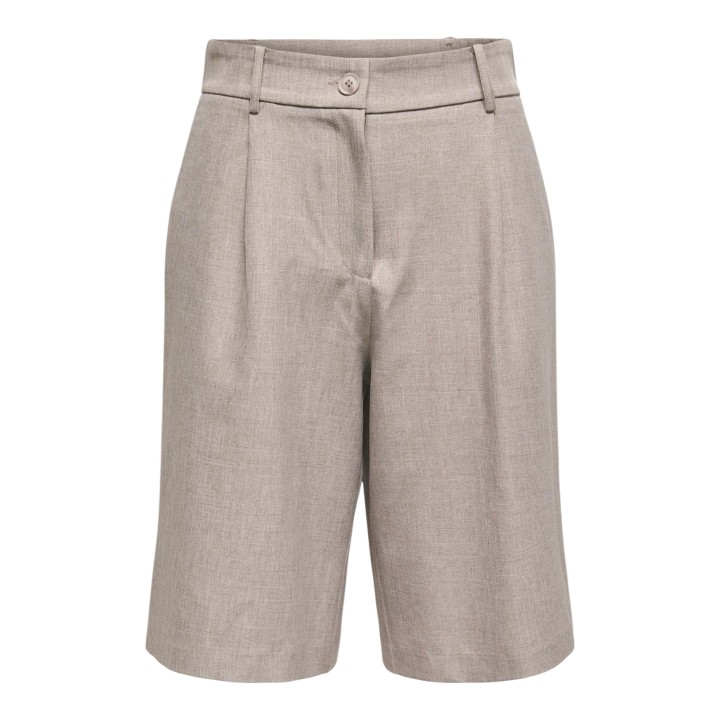 Only pantalón corto de mujer gris vista frontal