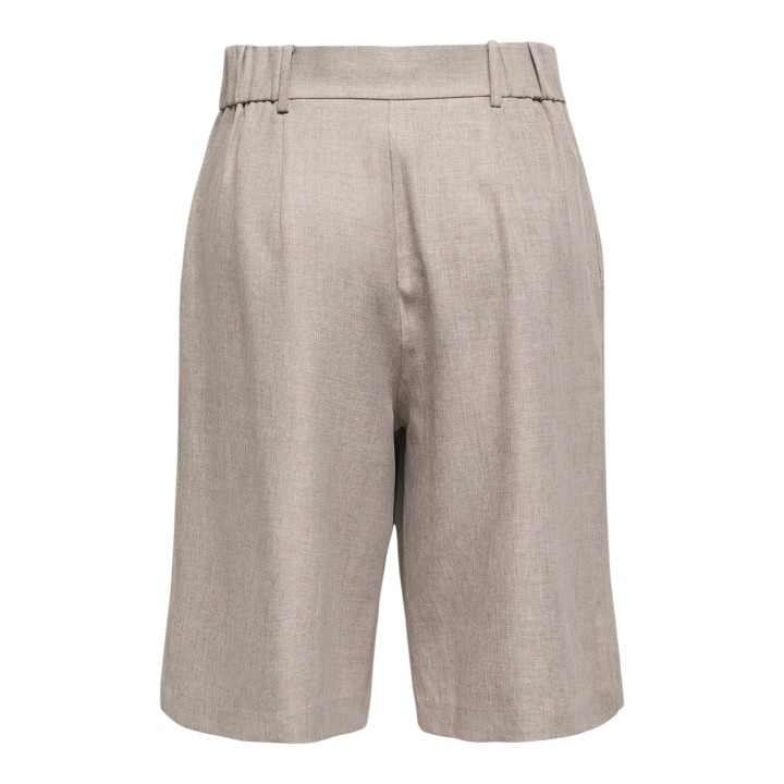 Only pantalón corto de mujer gris vista posterior