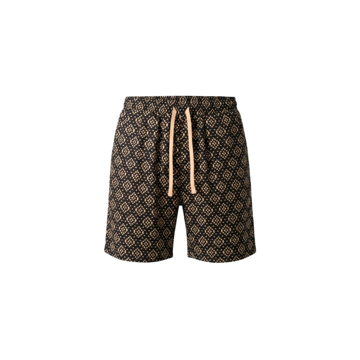 Gianni Lupo GL1019TB pantalón corto negro de hombre detalle frontal