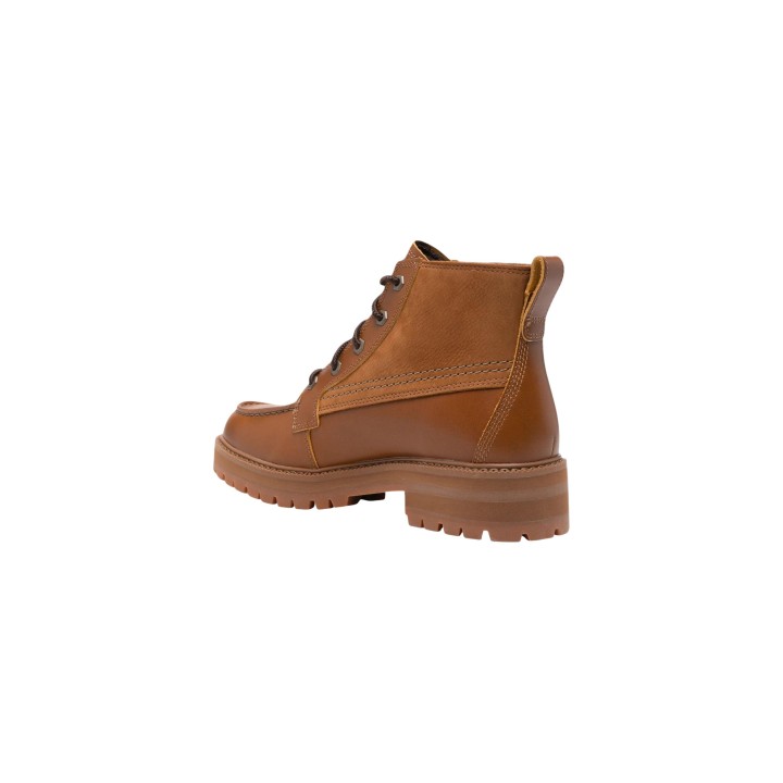 Bota Timberland Hayd Mid Lace Boot de hombre marrón vista posterior