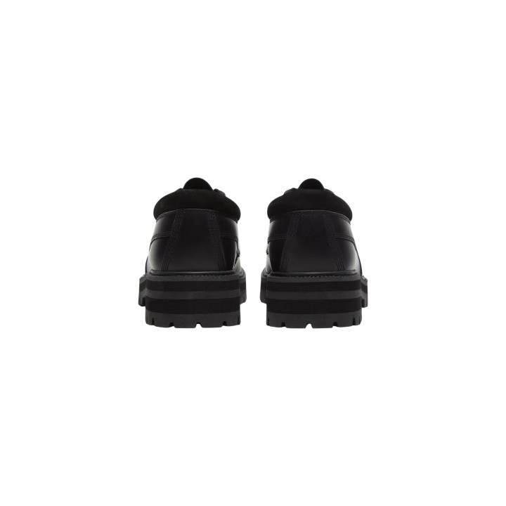 Talón de zapatos Timberland de hombre negros Hayd Lace Up vista posterior