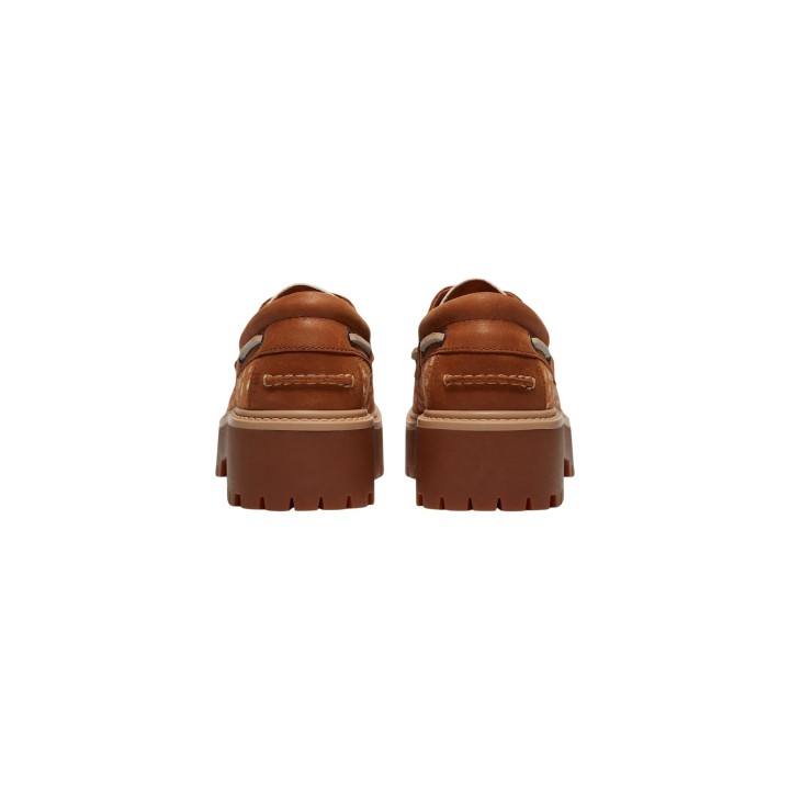 Timberland STST Boat Shoe TB0A2GVFANR para mujer en marrón vista posterior