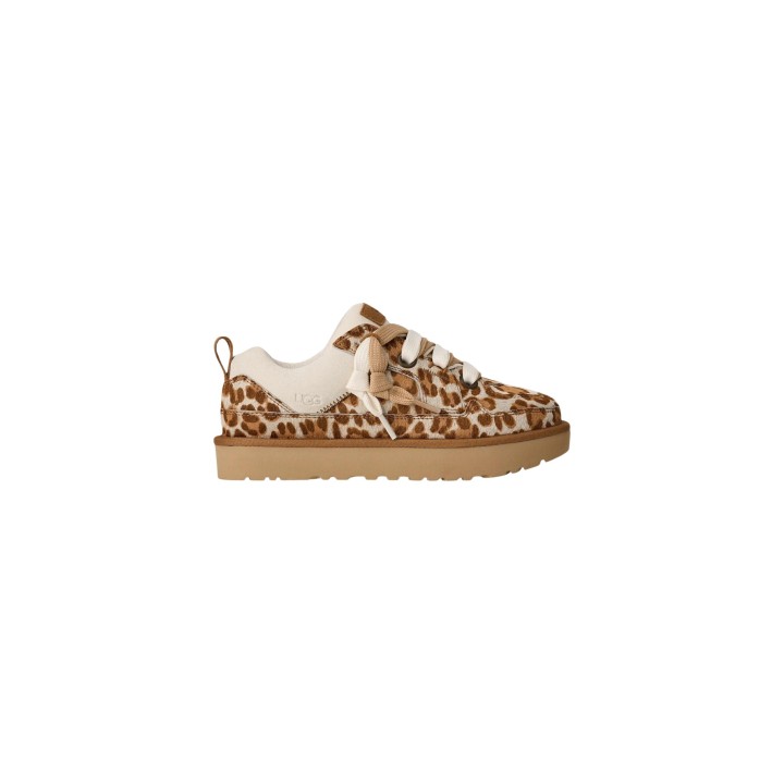 UGG Lo Lowmel Plains 1181071 para mujer en beige vista lateral