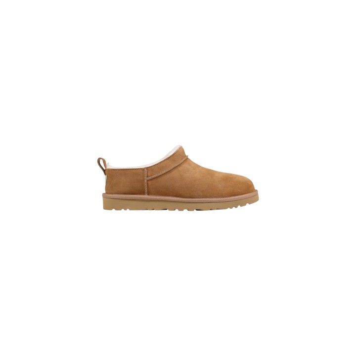 UGG Classic Micro 1180190 botas de hombre beige de ante vista lateral