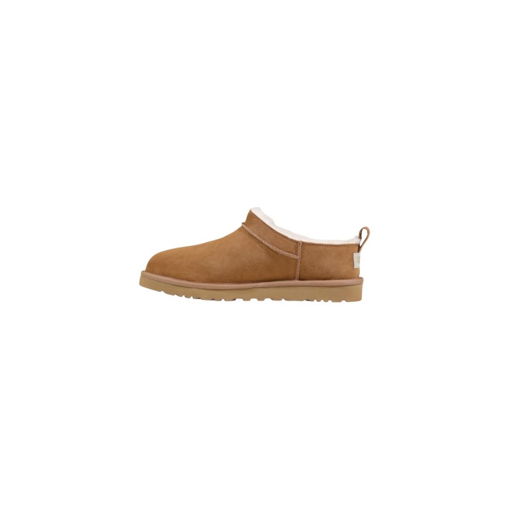 UGG Classic Micro 1180190 botas de hombre beige de ante vista lateral
