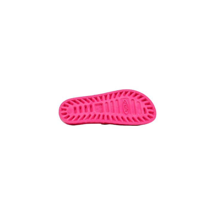 Detalle de la suela fuxia de las chanclas Sensi LA JOLLA CITY 4153/C