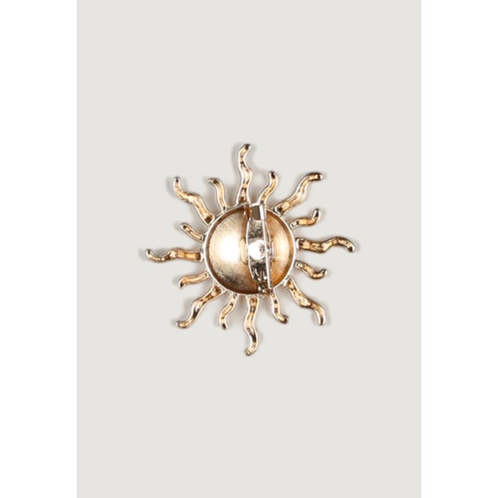 Broche de mujer I am Spille Sole dorado vista posterior