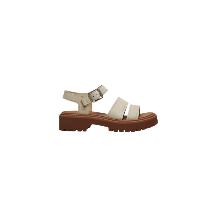Timberland sandalia de mujer beige claro STST Backstrap Sandal vista lateral