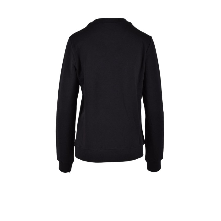 Sudadera Love Moschino de mujer negra vista posterior