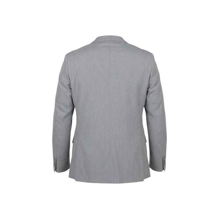 Chaqueta del traje YOS gris claro en poliéster detalle posterior