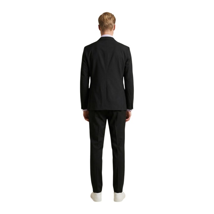 YOS traje de hombre negro AB 300 en vista posterior