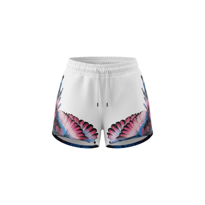 County Of Milan pantalón corto de mujer blanco 26ECM30105 detalle frontal