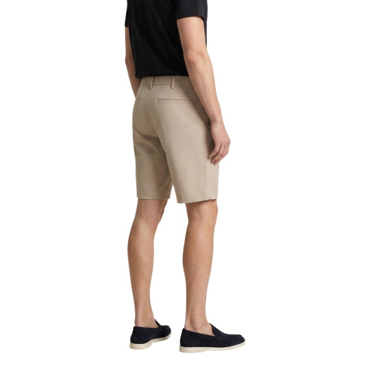 Bermuda de hombre YOS PAOLO HM141 beige claro vista posterior