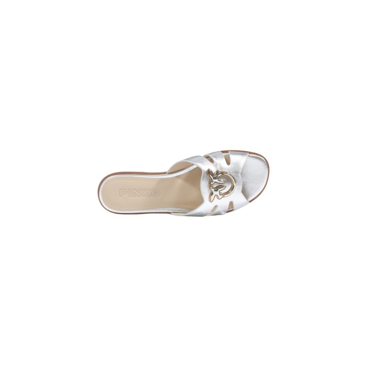 Chanclas Pinko de mujer blancas Milly 04 SD0463 P049 vista superior