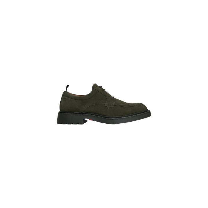 Tommy Hilfiger zapatos bajos de hombre verde oliva FM0FM05980 vista lateral