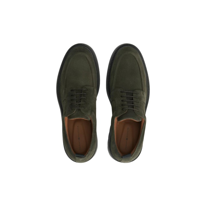 Tommy Hilfiger zapatos bajos de hombre verde oliva FM0FM05980 vista superior