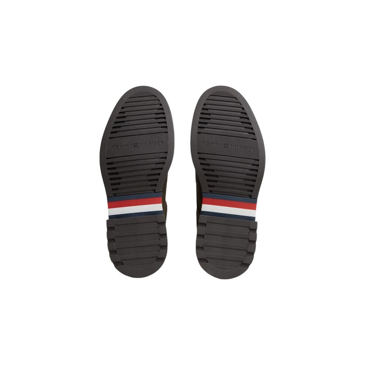 Tommy Hilfiger zapatos bajos de hombre verde oliva FM0FM05980 detalle de la suela