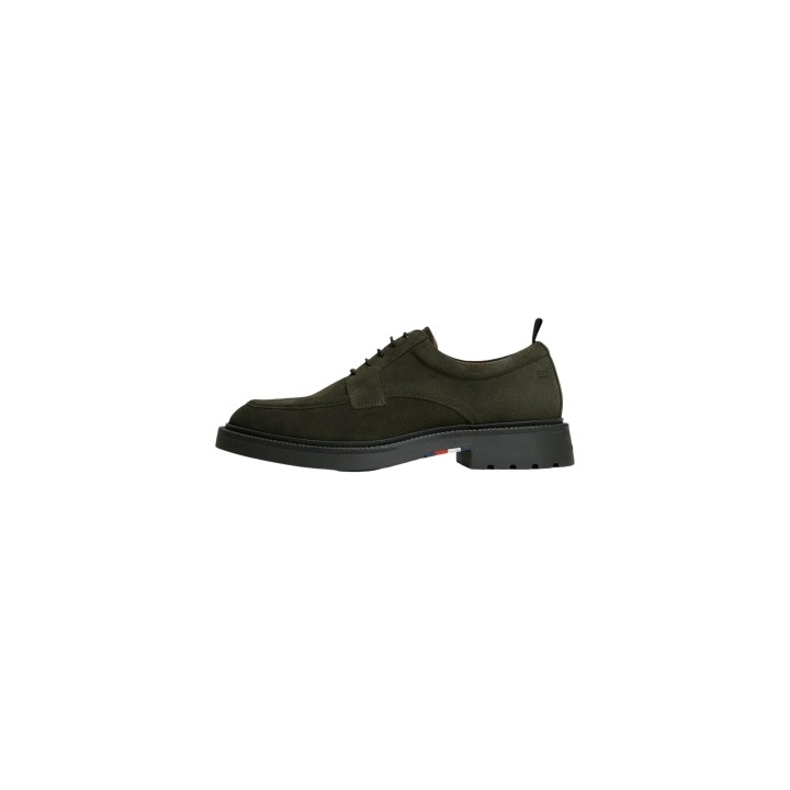 Tommy Hilfiger zapatos bajos de hombre verde oliva FM0FM05980 vista lateral