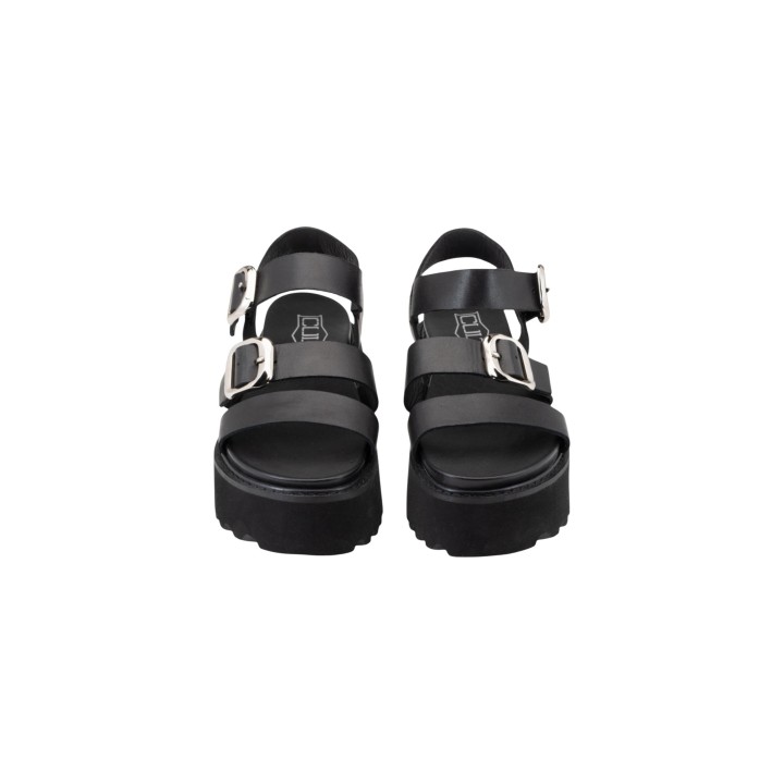 Cult sandalias de mujer negras Cher 4536 vista frontal