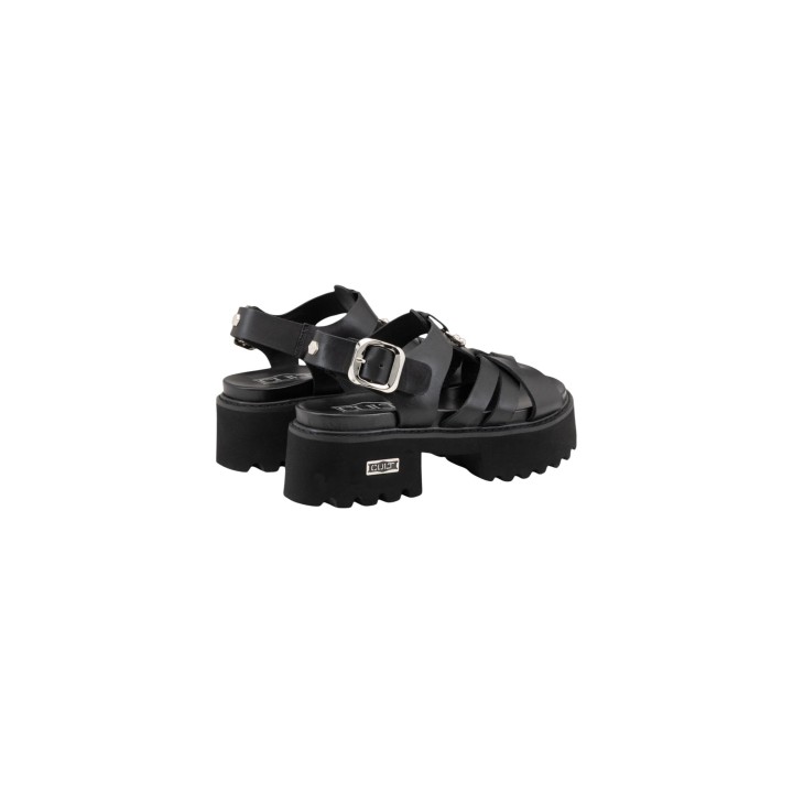 Cult Cher 4535 sandalias de mujer negras vista posterior