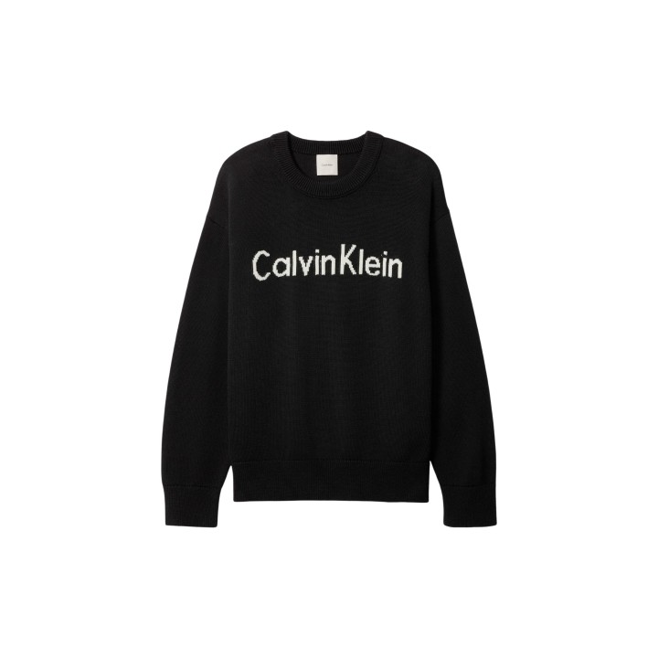 Calvin Klein Jeans sudadera de mujer negra LV044G313G vista frontal