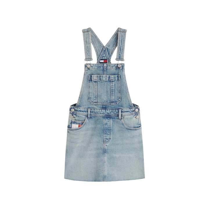 Tommy Hilfiger Jeans peto de mujer DW0DW22874 en denim claro vista frontal