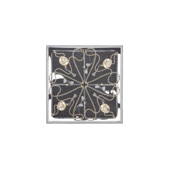Pashmina Guess de mujer negra AW5537 POL03 vista frontal